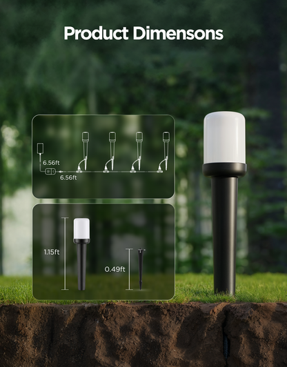 【Business Only】Govee Outdoor Cylinder Pathway Lights