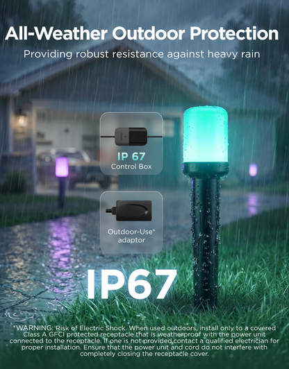 【Business Only】Govee Outdoor Cylinder Pathway Lights