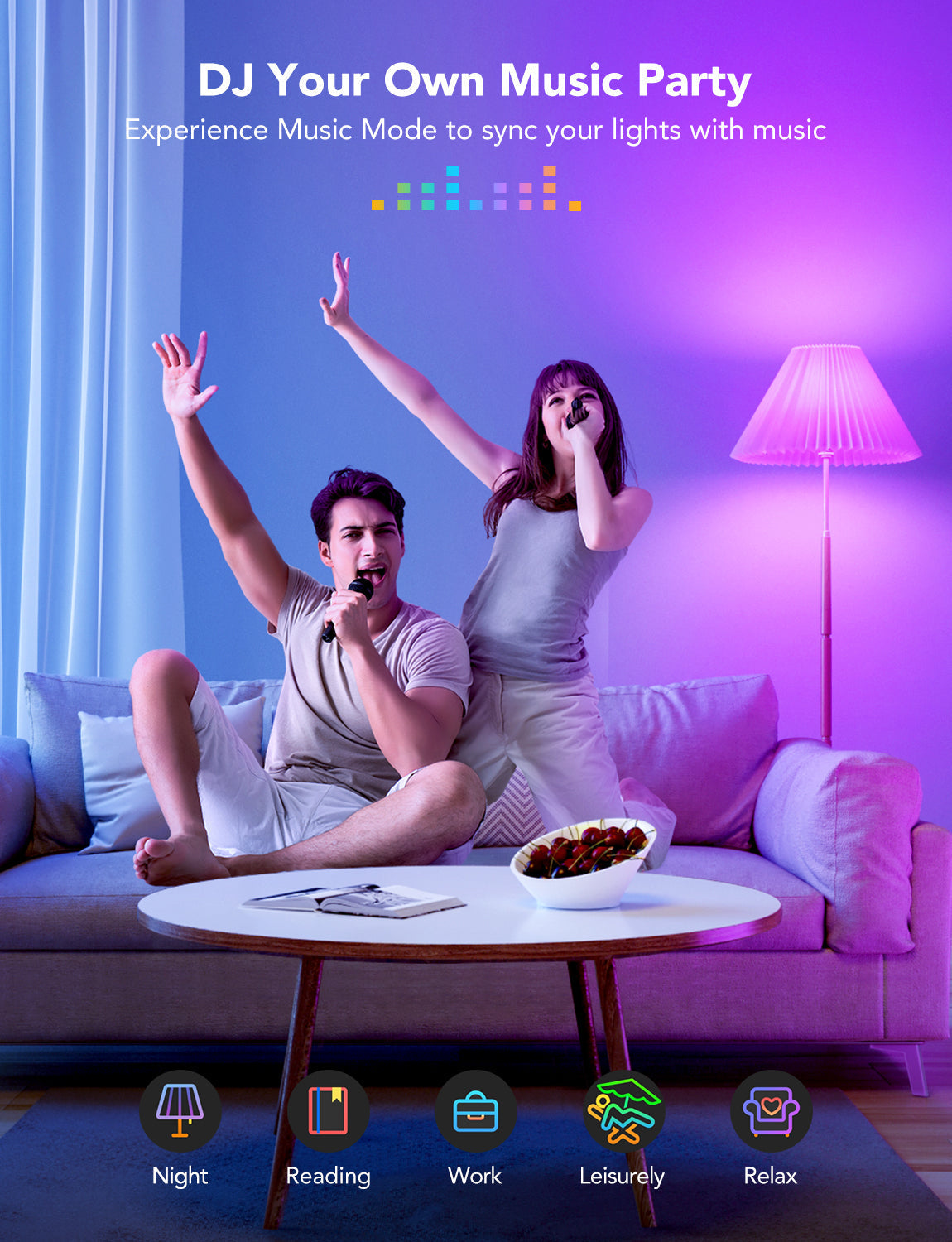 【Business Only】Govee A19 Smart LED Light Bulbs E26 1000lm