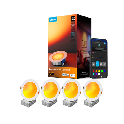 Govee 4-Inch Smart Recessed Lighting