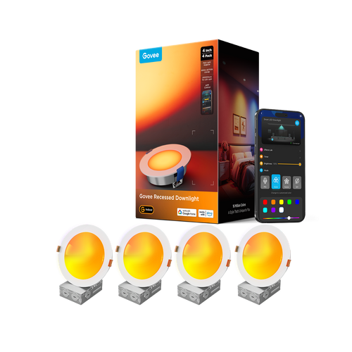 【Business Only】Govee 4-Inch Smart Recessed Lighting