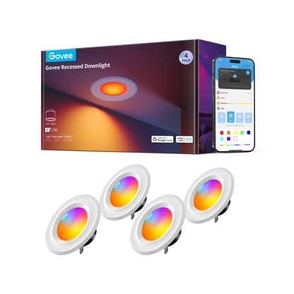 【Business Only】Govee 6-Inch Smart Retrofit Recessed Can Lights
