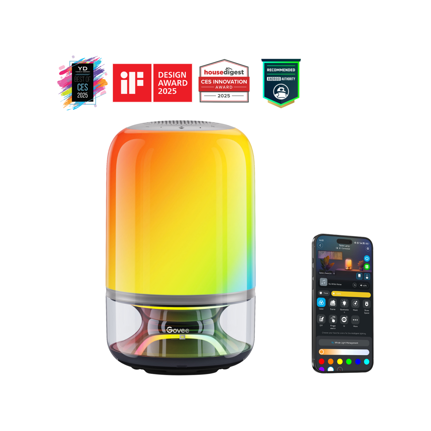 [🎁Prime Day Prize] Govee Table Lamp 2 Pro x Sound by JBL