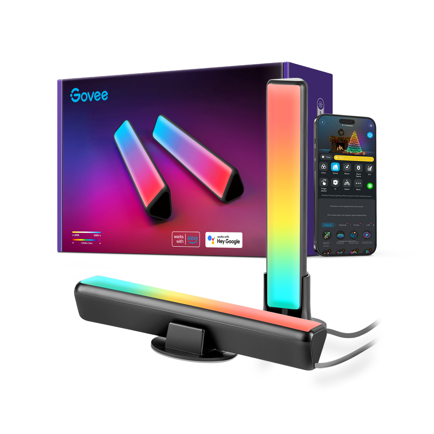 【Business Only】Govee RGBICWW WiFi + Bluetooth Flow Plus Light Bars