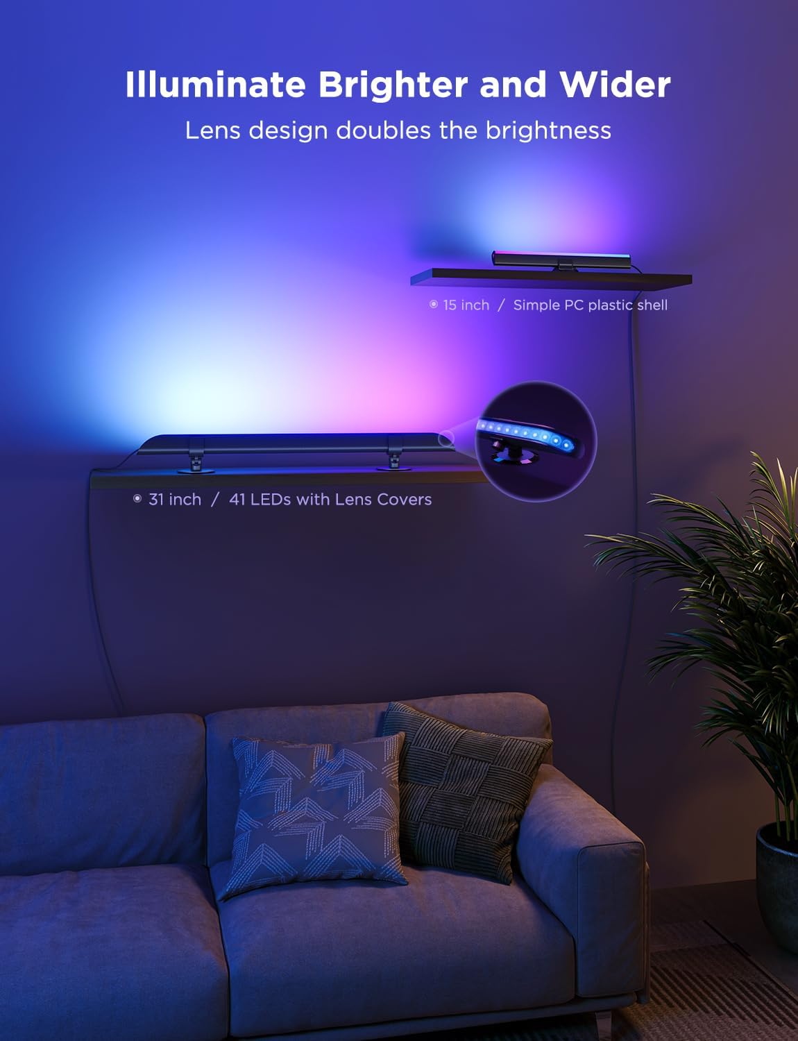 Refurbished Govee Smart TV Light Bar 2