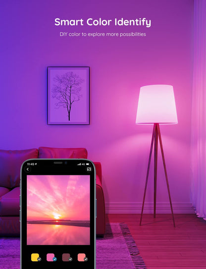 【Business Only】Govee A19 Smart LED Light Bulbs E26 800lm