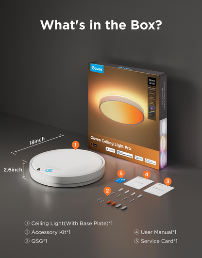Govee 18-Inch Ceiling Light Pro