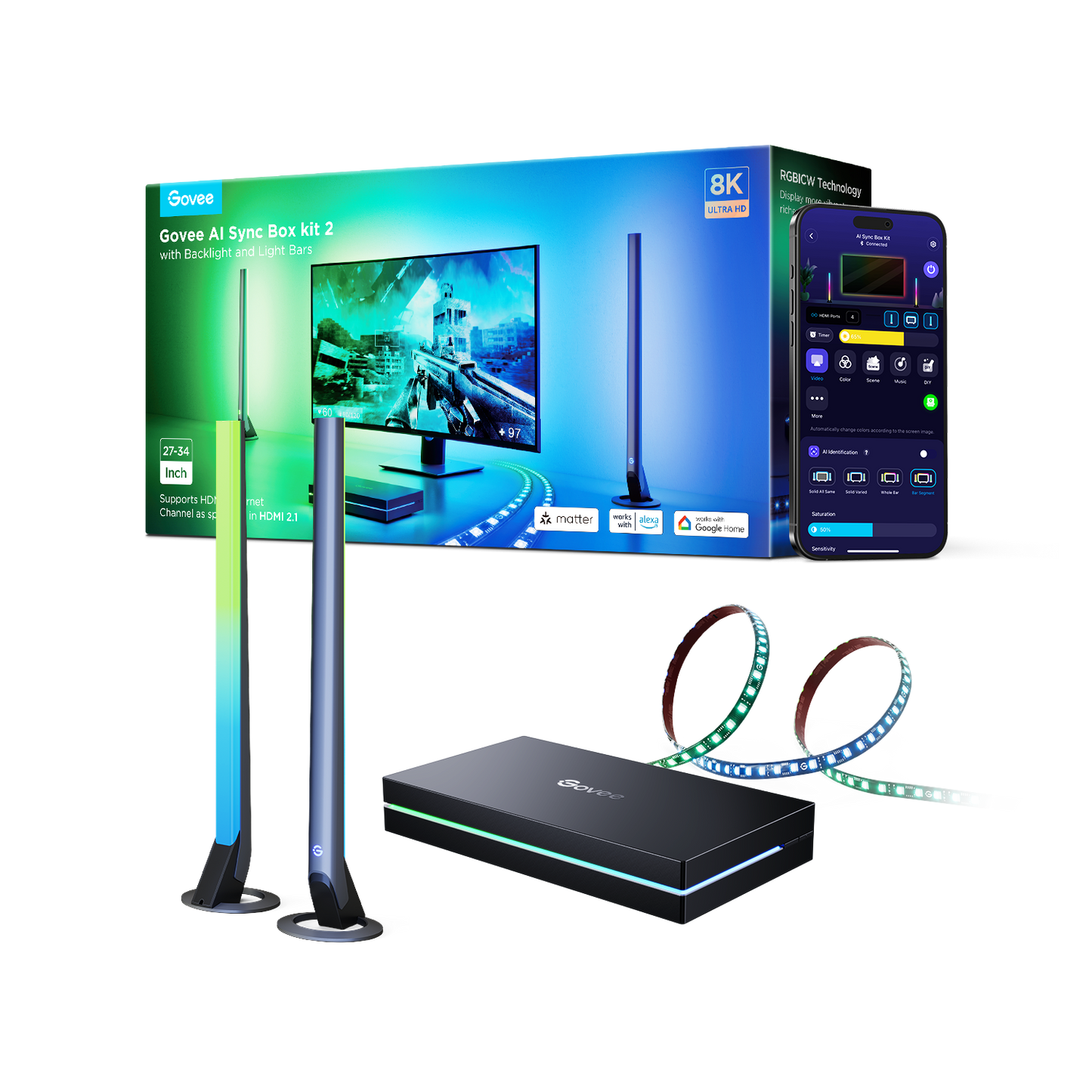 【Business Only】Govee AI Sync Box Kit 2