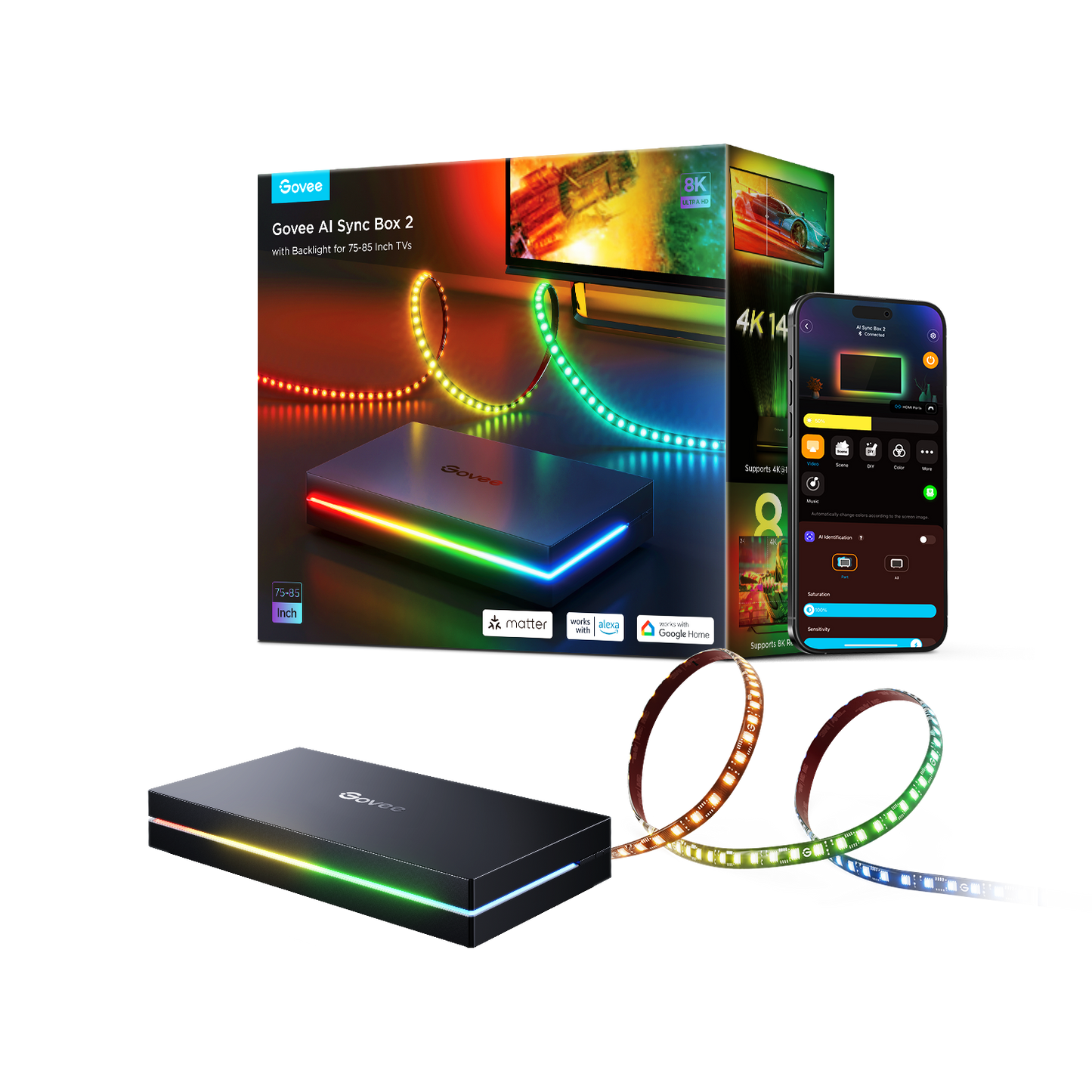 Refurbished Govee AI Sync Box Kit 2