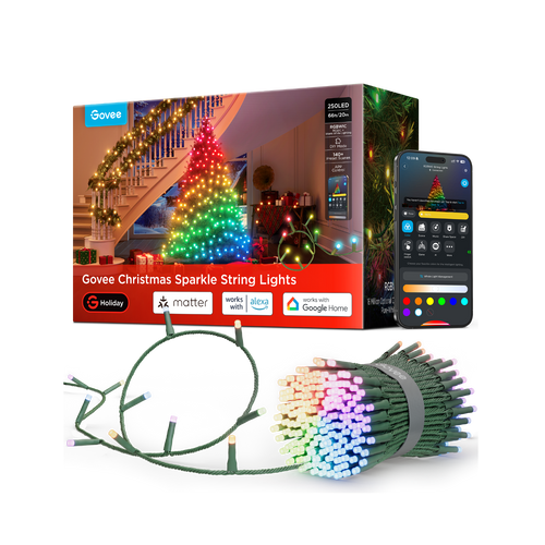 Refurbished Govee Christmas Sparkle String Lights