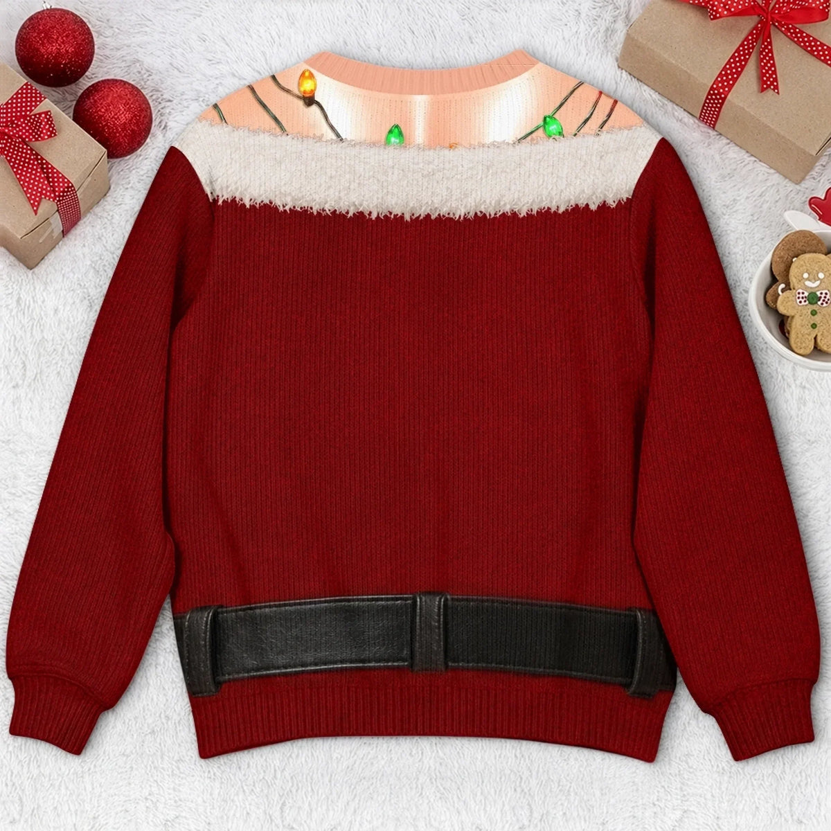 Custom Funny Ugly Sweatshirt - Personalized Christmas Birthday Gifts For Wife, Daughter, Besties, Sisters, Granddaughter, Grandma, Mom, Yourself - Merry And Extra
