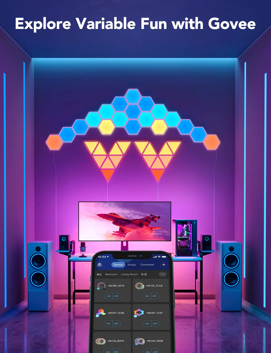 【Business Only】Govee Glide Hexa Light Panels
