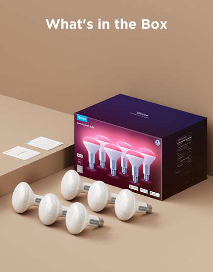 Refurbished Govee E26 Smart LED Colored Light Bulbs