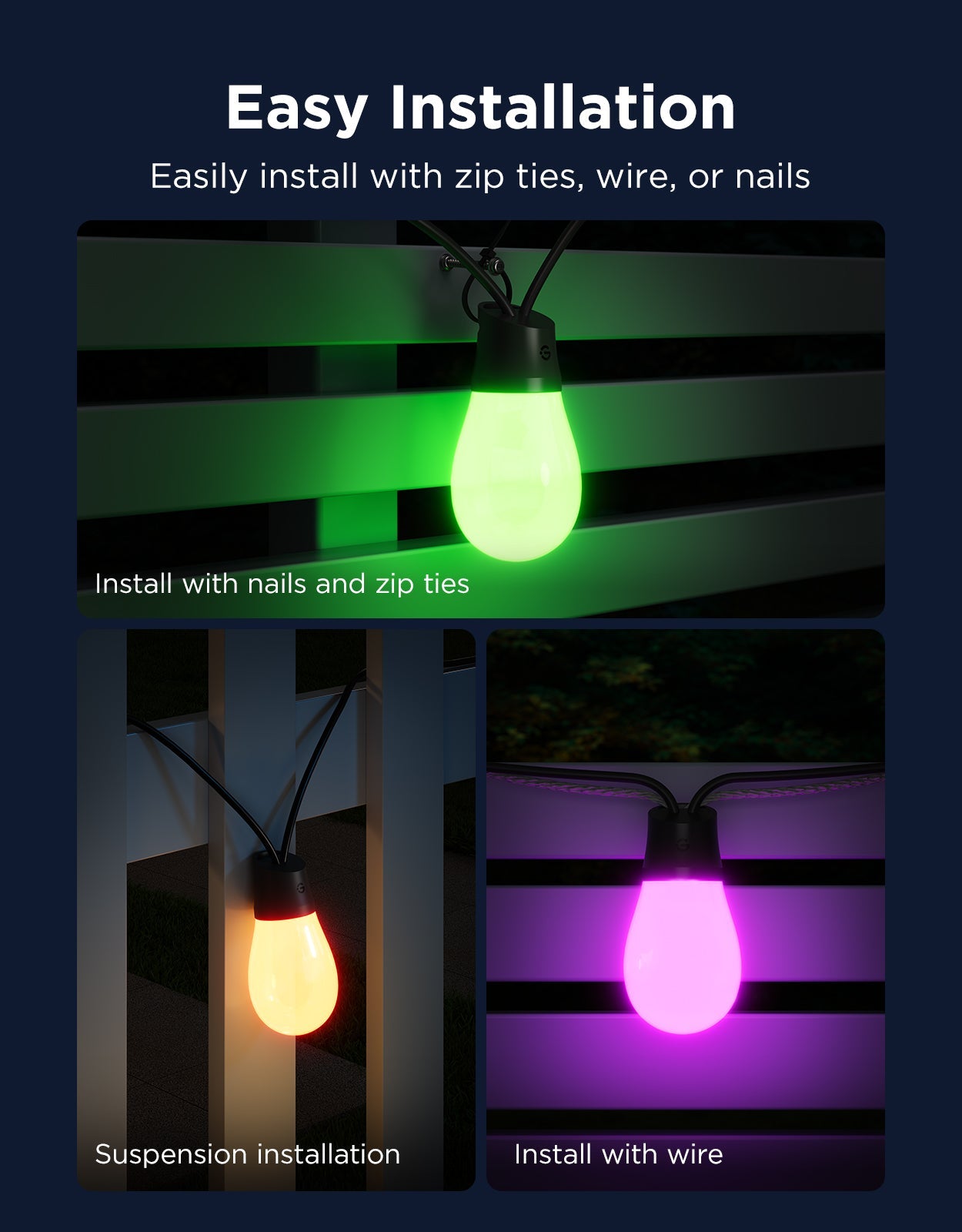 【Business Only】Govee Smart Outdoor S14 Bulb String Lights 2