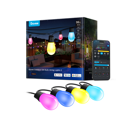 Govee Smart Outdoor S14 Bulb String Lights 2