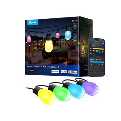 Govee Smart Outdoor S14 Bulb String Lights 2