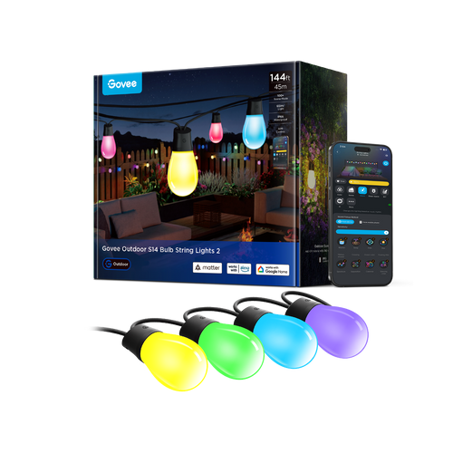 【Business Only】Govee Smart Outdoor S14 Bulb String Lights 2