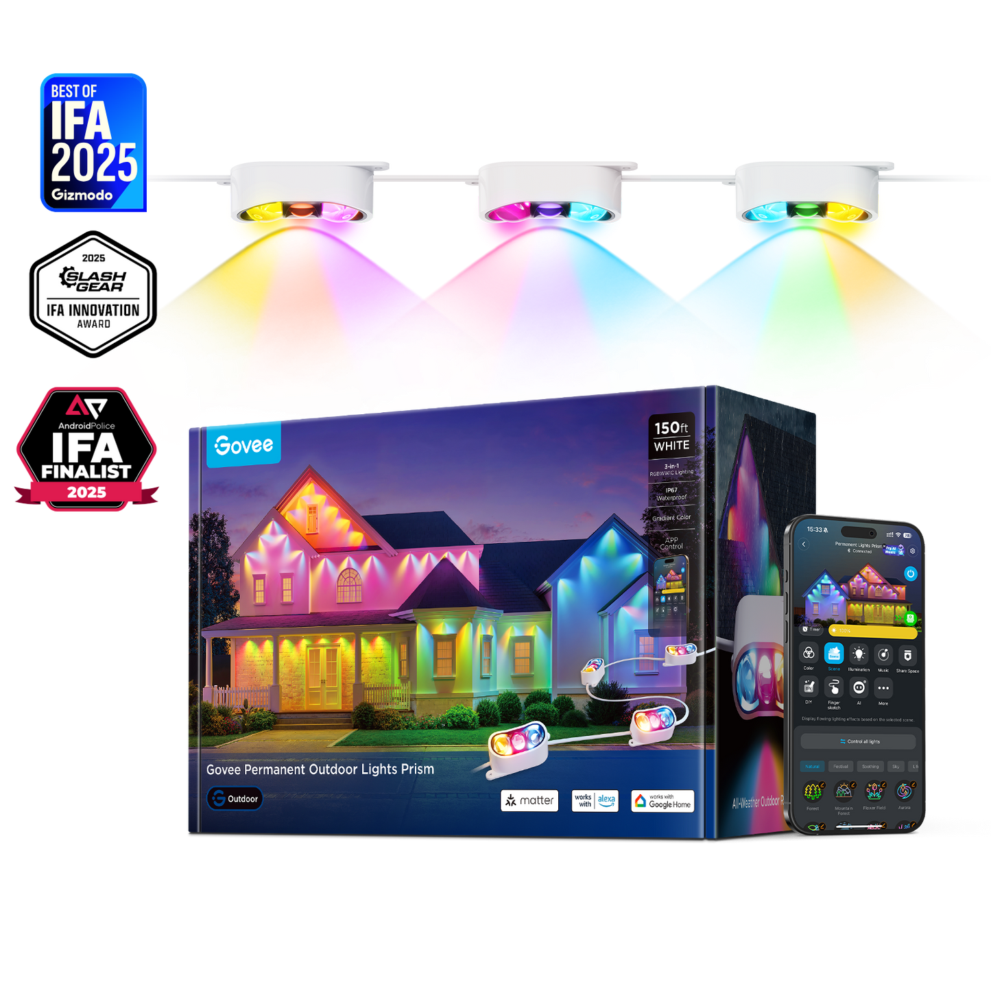 【Business Only】Govee Permanent Outdoor Lights Prism