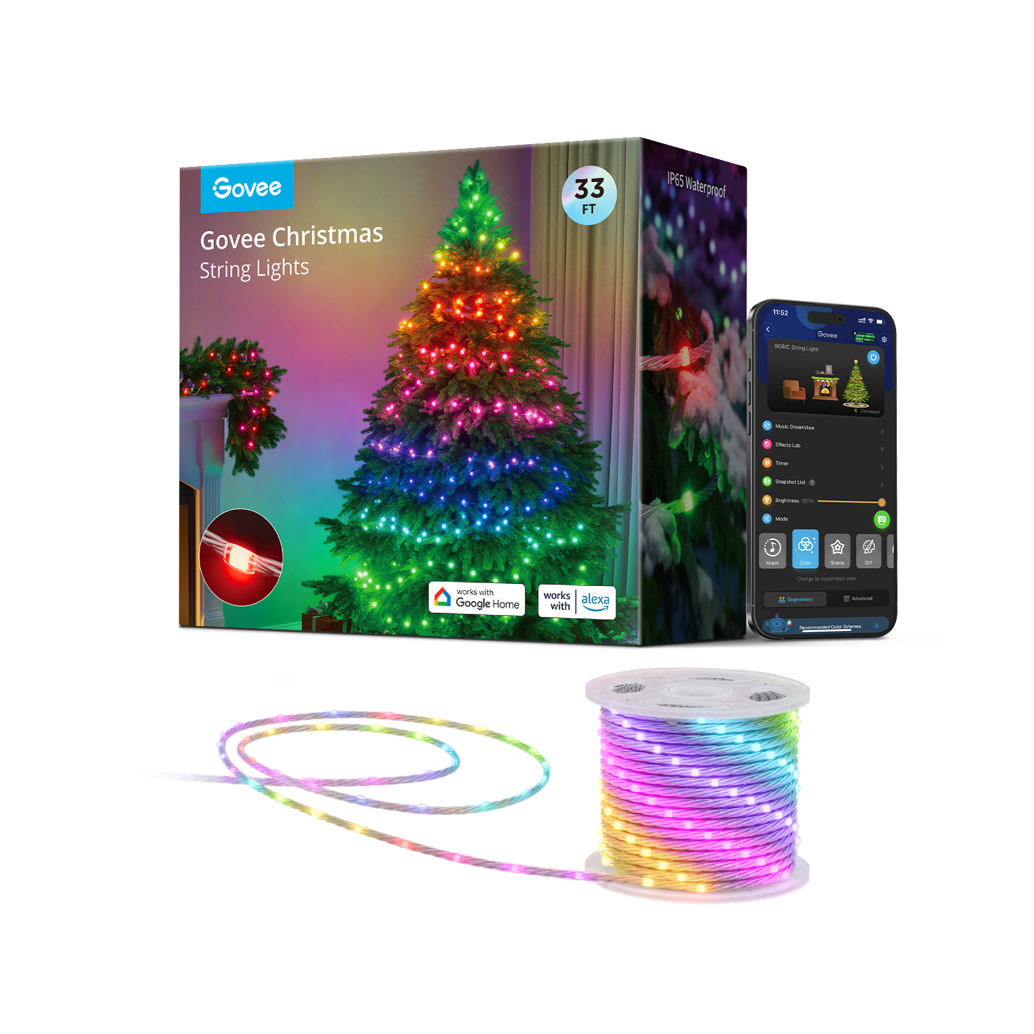 Refurbished  Govee Christmas String Lights