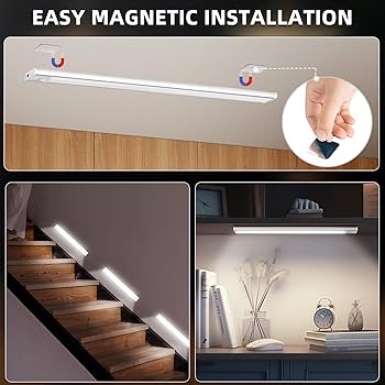 4-Pack Rechargeable LED Motion Sensor Lights