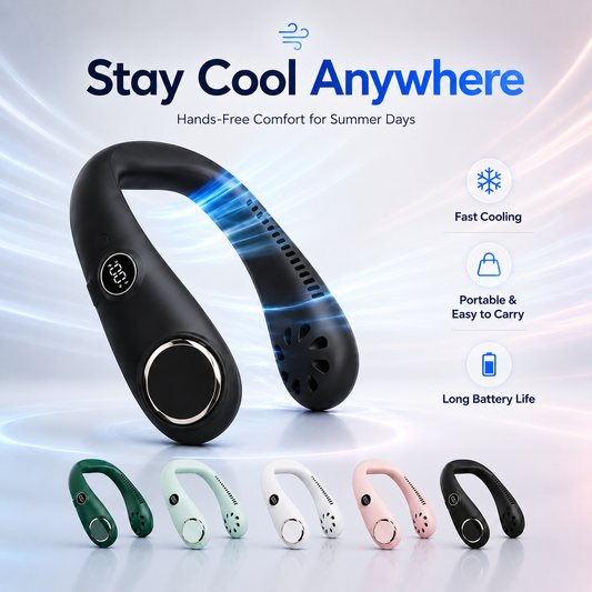 🔥Today's Special Offer - 50% OFF 🍃New Portable Neck Fan