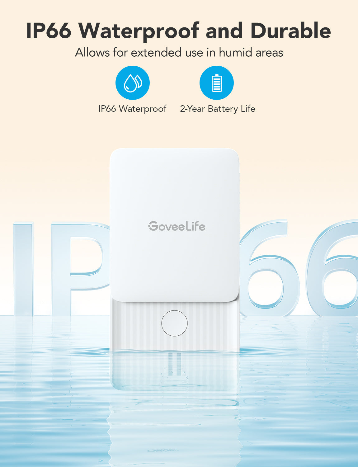 Refurbished GoveeLife Water Leak Detector 2