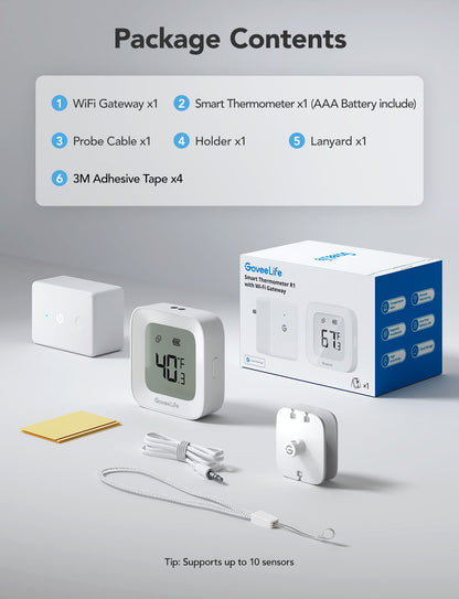 Refurbished GoveeLife Smart Thermometer R1