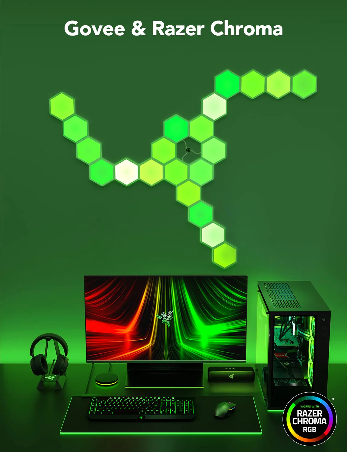 Refurbished Govee Glide Hexa Light Panels