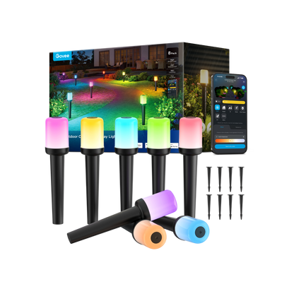 Govee Outdoor Cylinder Pathway Lights