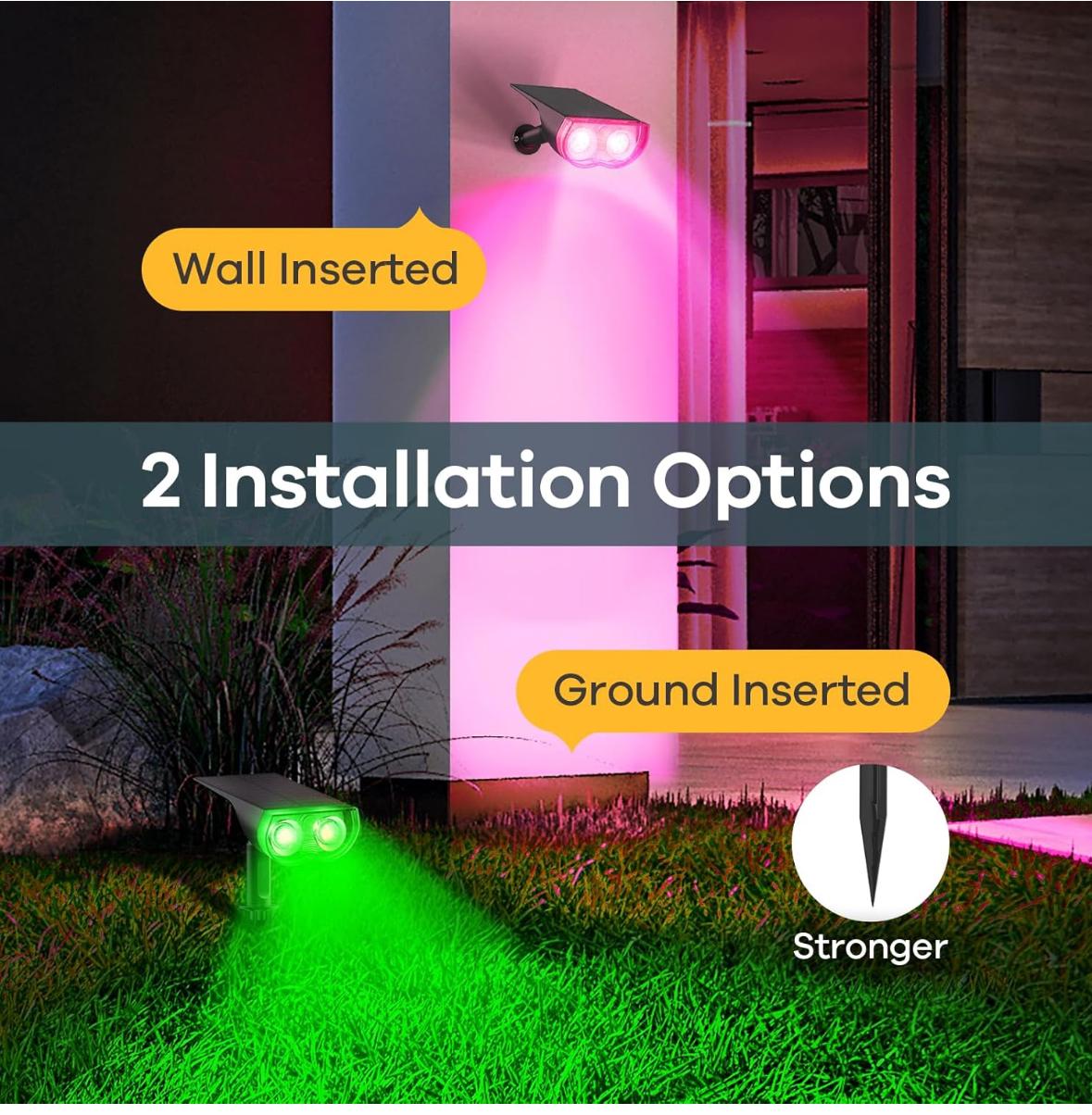 BrightRay Solar Spot Garden Light — home decor (view 2)
