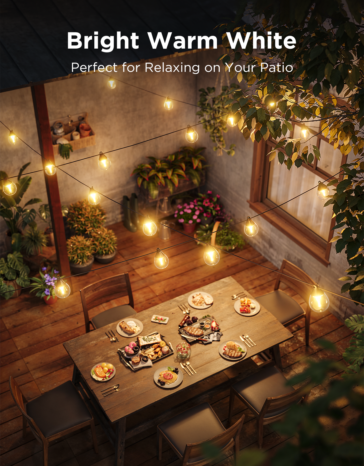 【Business Only】Govee Outdoor Clear Bulb String Lights
