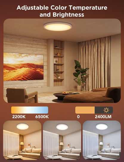 【Business Only】Govee 12-Inch RGBWW + RGBIC Smart Ceiling Light