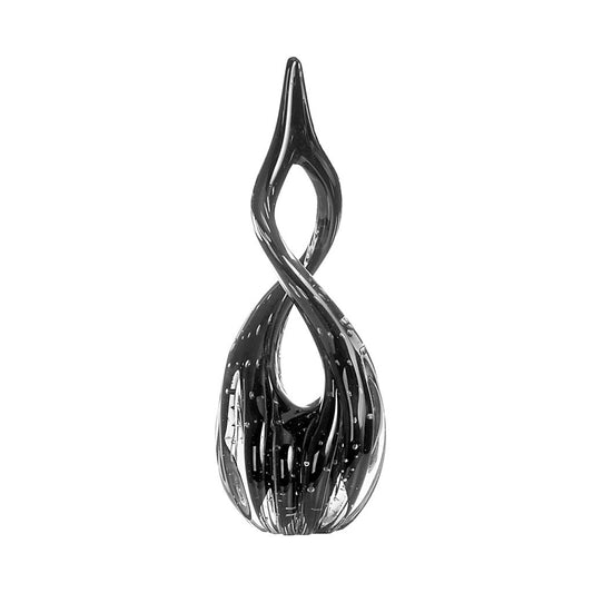 Eight Murano Crystal Sculpture – Black