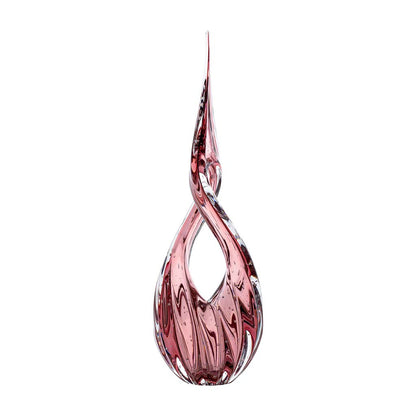 Eight Murano Crystal Sculpture – Vintage Rosé