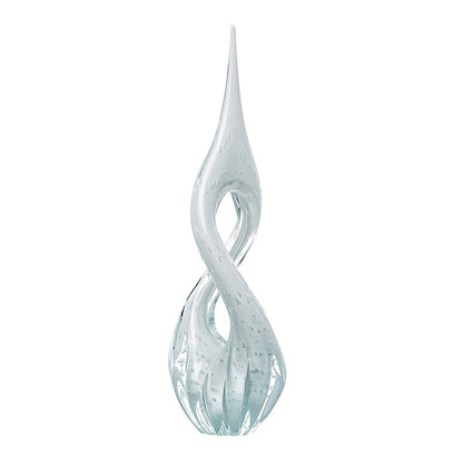 Eight Murano Crystal Sculpture – White