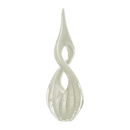 Eight Murano Crystal Sculpture – Ivory