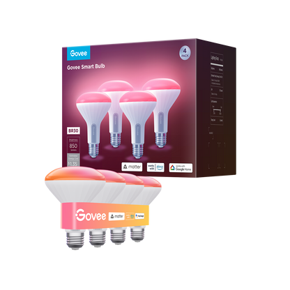 Refurbished Govee E26 Smart LED Colored Light Bulbs