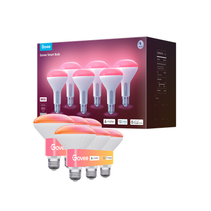Refurbished Govee E26 Smart LED Colored Light Bulbs