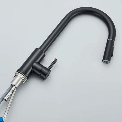 Gourmet Kitchen Faucet – Slim Black Fosco