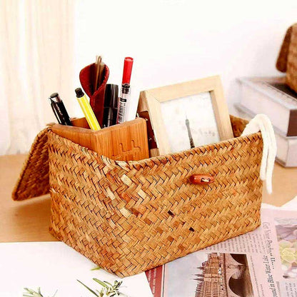 Rectangular Woven Storage Basket