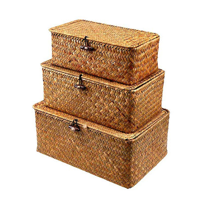 Rectangular Woven Storage Basket