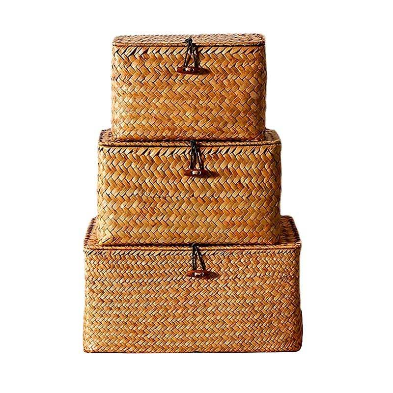 Rectangular Woven Storage Basket