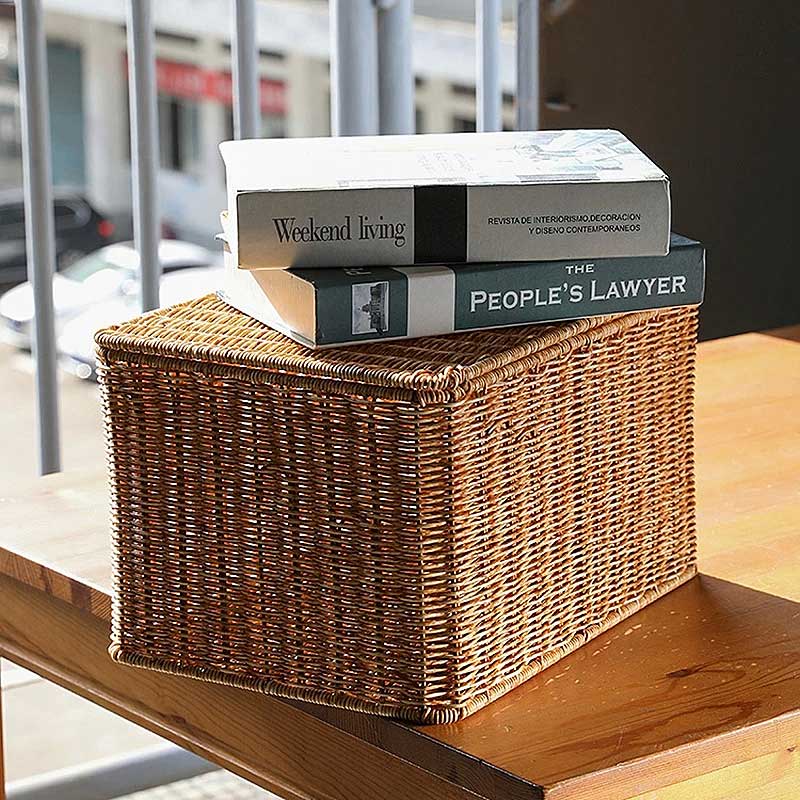 Panier Lidded Storage Basket