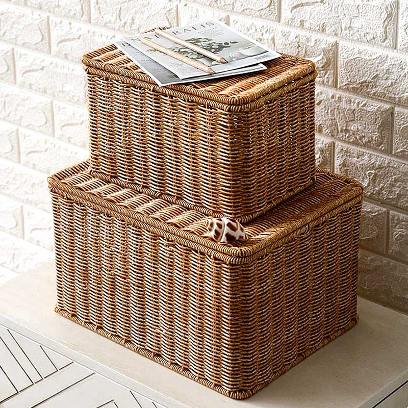 Panier Lidded Storage Basket