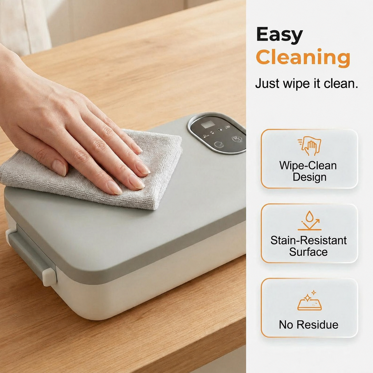 🎀🎀RECHARGEABLE🍱⚡ Portable electric lunch box with self-heating 🔋🌡️