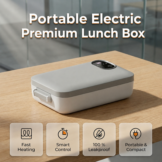 🎀🎀RECHARGEABLE🍱⚡ Portable electric lunch box with self-heating 🔋🌡️