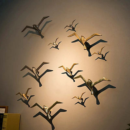 Seagulls Metal Wall Sculpture