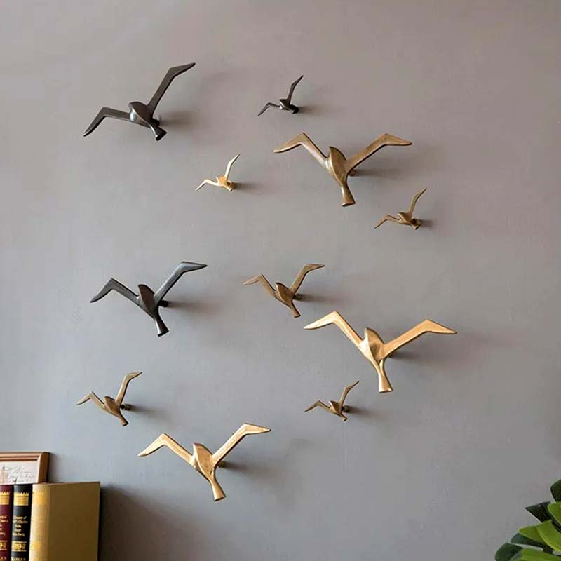 Seagulls Metal Wall Sculpture