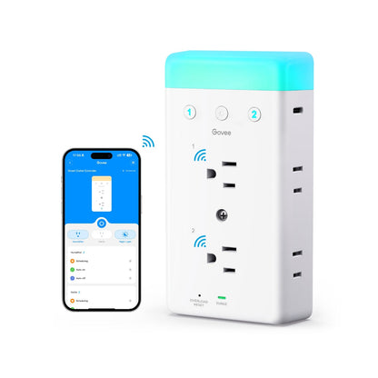 【Business Only】Govee Smart Plug Outlet Extender With Night Light