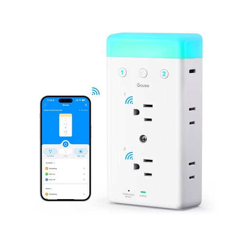 【Business Only】Govee Smart Plug Outlet Extender With Night Light